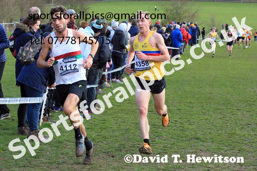 Senior Mens 2022 CAU Inter Counties Cross Country, Prestwold Hall, Loughborough.  Photo: David T. Hewitson/Sports for All Pics